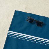 青いカスタマイズ航海の可能なビーチライフ ビーチタオル (インサイチュ)