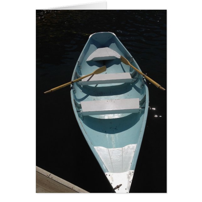 青いカヌー (正面)