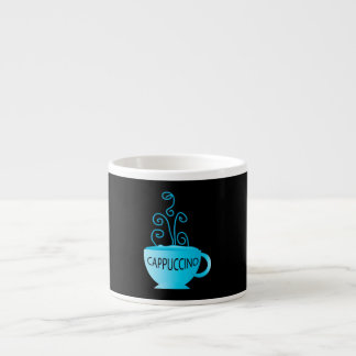 青いカプチーノの歓喜 エスプレッソカップ