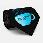 青いカプチーノの歓喜 ネクタイ (ロール)