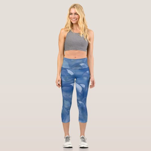 青いカプリスの泡 カプリレギンス (正面)