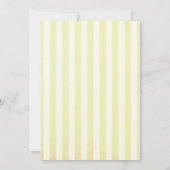 青いカメラ葉及び蝶誕生日 招待状 (裏面)