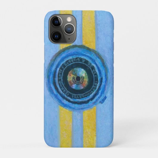 青いカメラ Case-Mate iPhoneケース (裏)