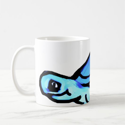 青いカメ コーヒーマグカップ (左)