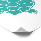 青いカメ ポスター (角)