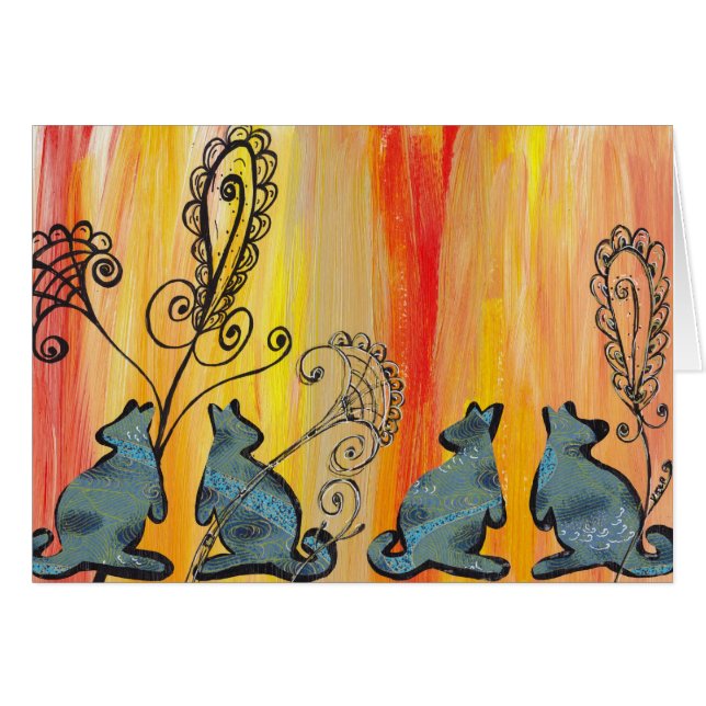 青いカンガルー (正面横)