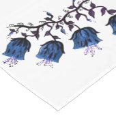 青いカンタベリーベル ヴァイン フラワーズ テーブルランナー (コーナー)