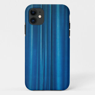 青いカーテン iPhone 11 ケース