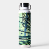 青いカーブ ウォーターボトル (背面)