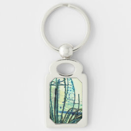 青いカーブ キーホルダー