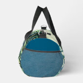 青いカーブ ダッフルバッグ (右)