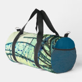 青いカーブ ダッフルバッグ (右コーナー)