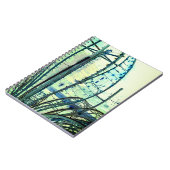 青いカーブ ノートブック (左側)