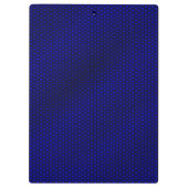 青いカーボン繊維 クリップボード (裏面)