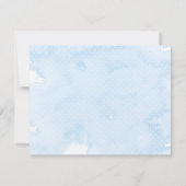 青いガウン"です名誉のある私の女中" 招待状 (裏面)