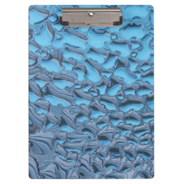 青いガラスに穏やかな雨滴 クリップボード