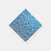 青いガラスに穏やかな雨滴 スタンダードカクテルナプキン (角)