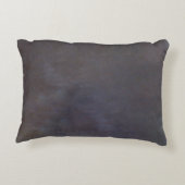 青いガラス垂直の花束アクセント枕 アクセントクッション (裏面)