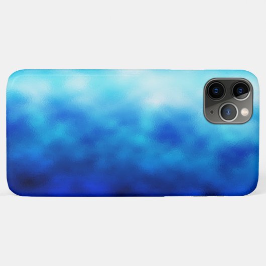 青いガラス Case-Mate iPhoneケース (裏面(横))