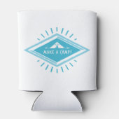 青いキャンプを作る冒険素晴らし 缶クーラー (裏面)