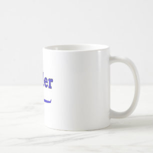 青いキラーバール コーヒーマグカップ