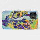 青いキリンの私電話 Case-Mate iPhoneケース (裏面(横))