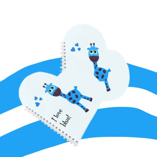 青いキリン ノートブック