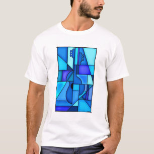 青いギター Tシャツ
