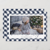 青いギンガ信じムの魔法写真 シーズンカード (正面/裏面)