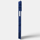 青いギークマザーボードパターン Case-Mate iPhoneケース (裏面 / 右)