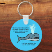 青いクジラ… キーホルダー (正面)