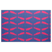 青いクジラ ファブリック (ファットクウォーター)
