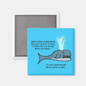 青いクジラ… マグネット (正面/裏面)