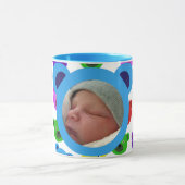 青いクマ マグカップ (中央)