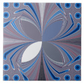 青いクモ タイル (正面)