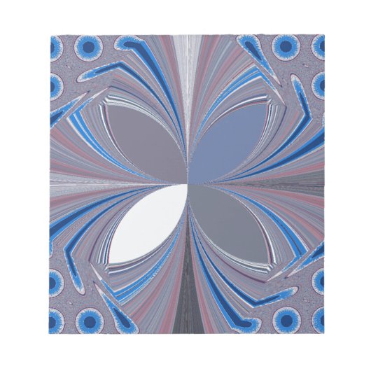 青いクモ ノートパッド (正面)