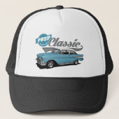 青いクラシック キャップ (正面)