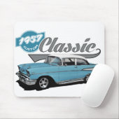 青いクラシック マウスパッド (マウス)