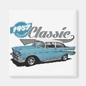 青いクラシック マグネット (正面)