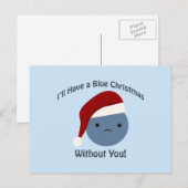 青いクリスマスだ！ シーズンポストカード (正面/裏面)