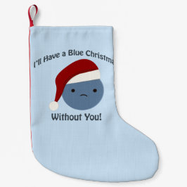 青いクリスマスだ! スモールクリスマスストッキング