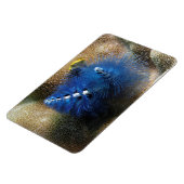 青いクリスマスツリーのワーム！磁石だ！ マグネット (左側)