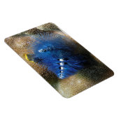 青いクリスマスツリーのワーム！磁石だ！ マグネット (右側)