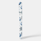 青いクリスマスツリーオーナメントパターン Case-Mate iPhoneケース (裏面 / 左)