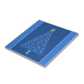 青いクリスマスツリータイル タイル (側面)