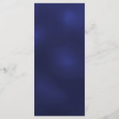 青いクリスマスパーティのディナーメニュー メニュー (裏面)