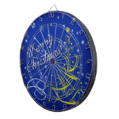 青いクリスマス ダーツボード (正面右)