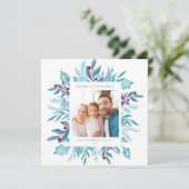 青いクリスマス | 水メリー色ミスタントー写真 シーズンカード (スタンド正面)