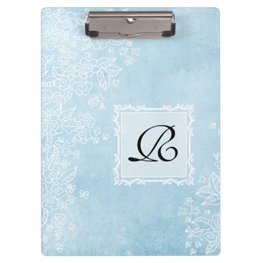 青いクリップボード クリップボード (正面)