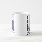 青いクルーナーのマグ コーヒーマグカップ (中央)